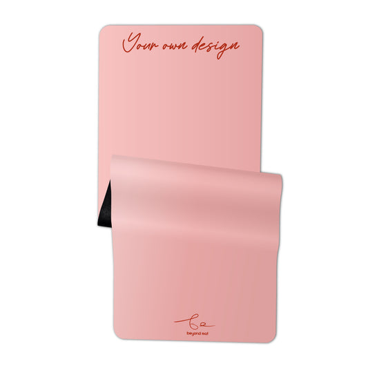 Personalized Single Colour Yoga Mat - Pink